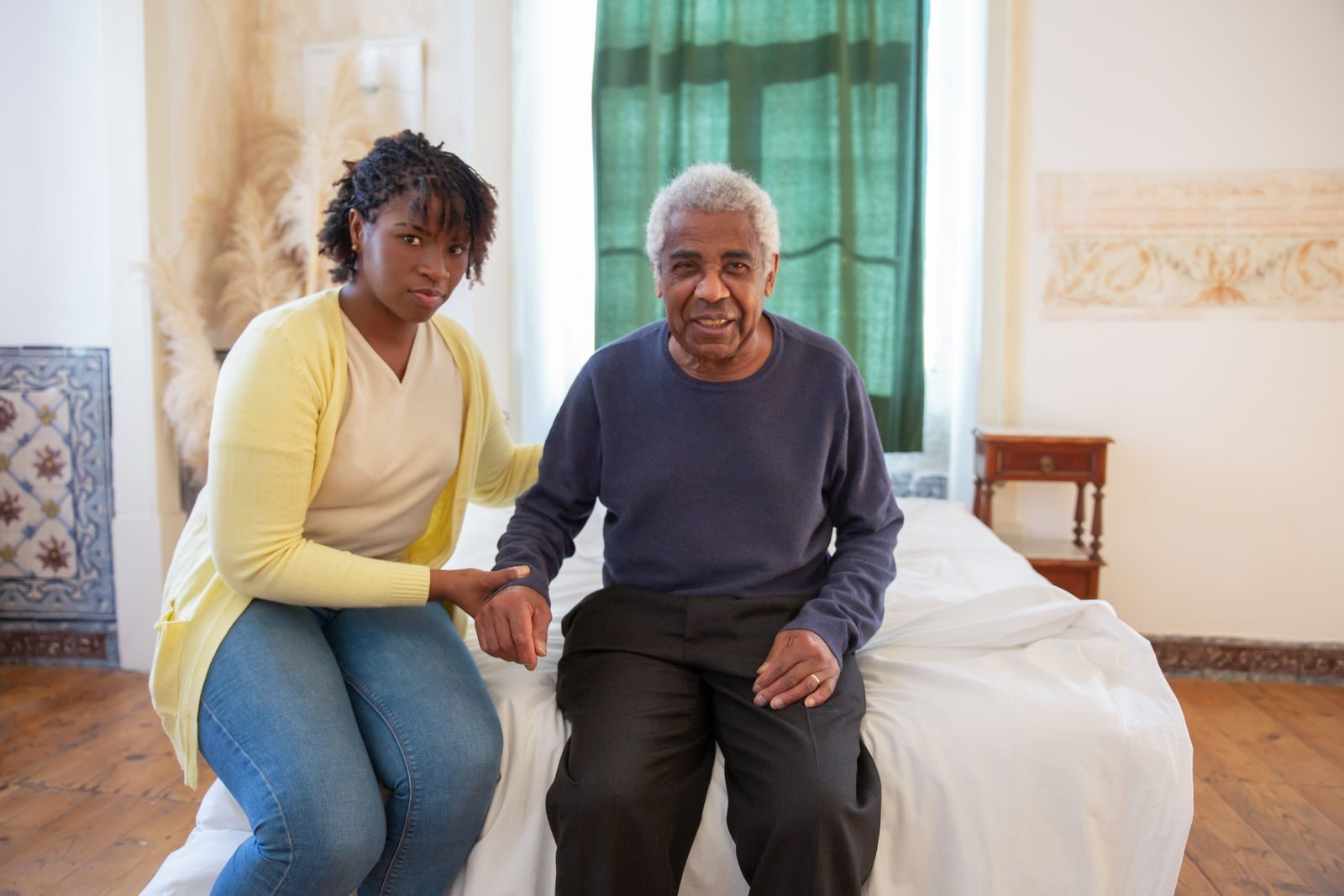 REACH Home Care caregiver providing 24-hour care in a Tri-Cities home